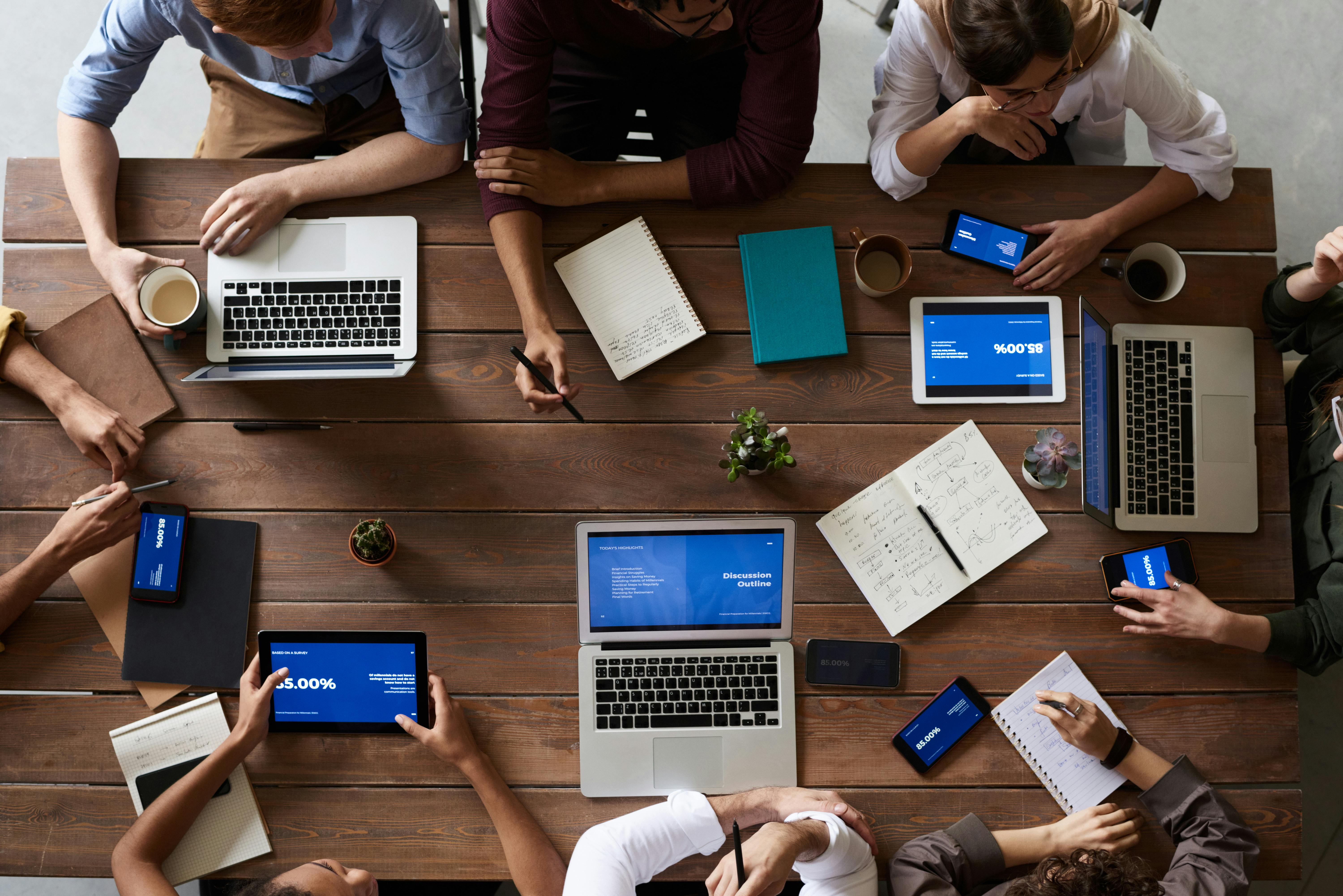 Gemeinsame Planung eines digitalen Projekts